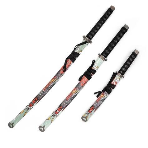 3pcs katana set samurai